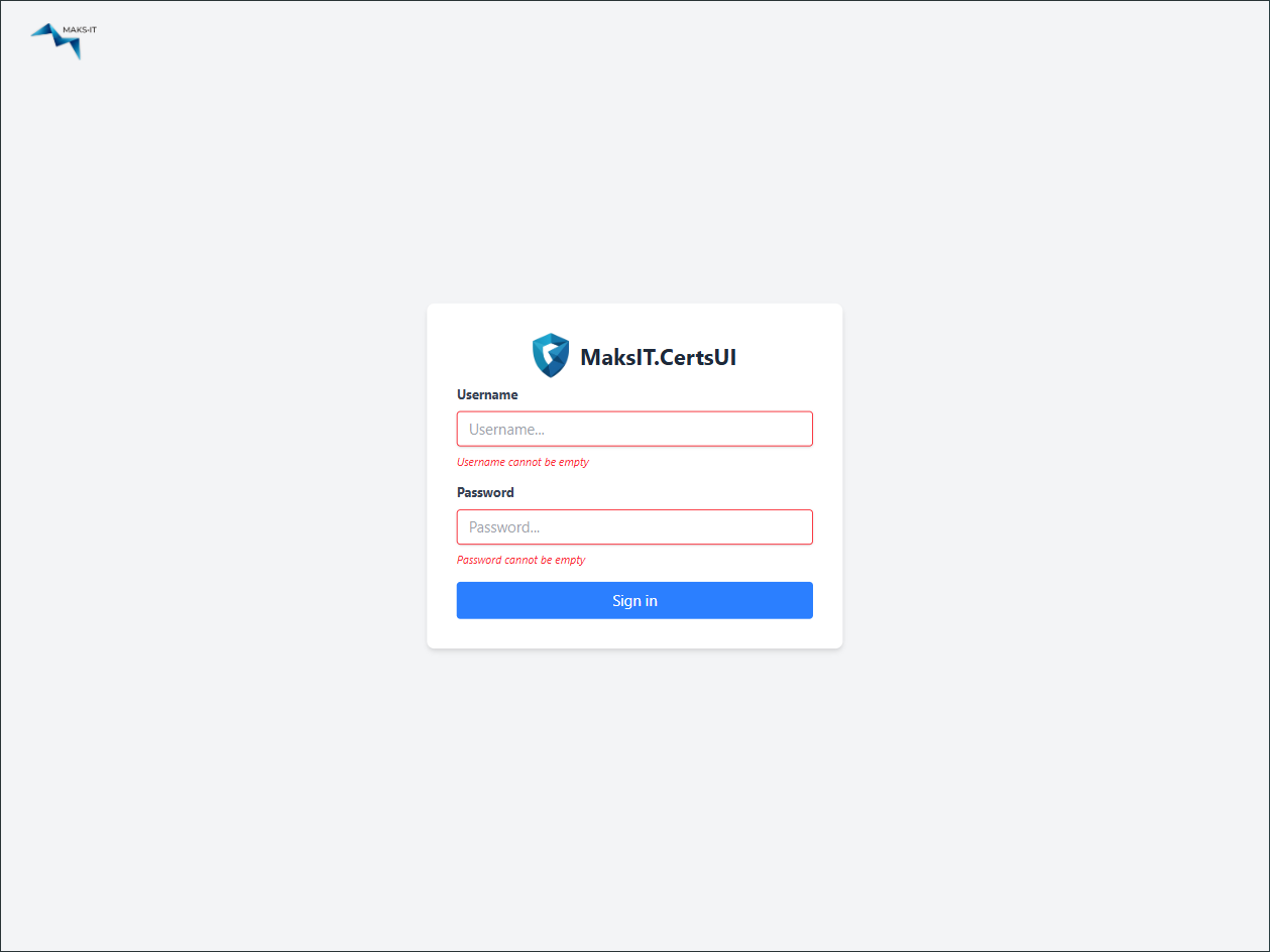 LoginScreen